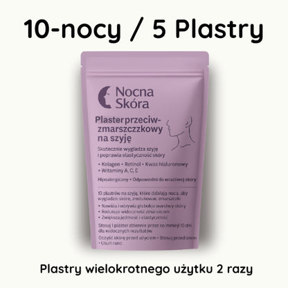 Plastry przeciwzmarszczkowe na szyję