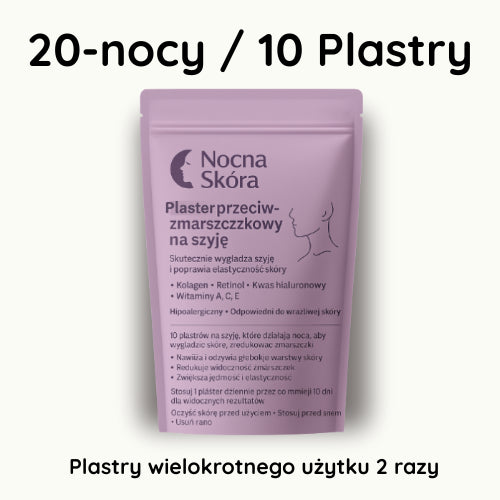 Plastry przeciwzmarszczkowe na szyję